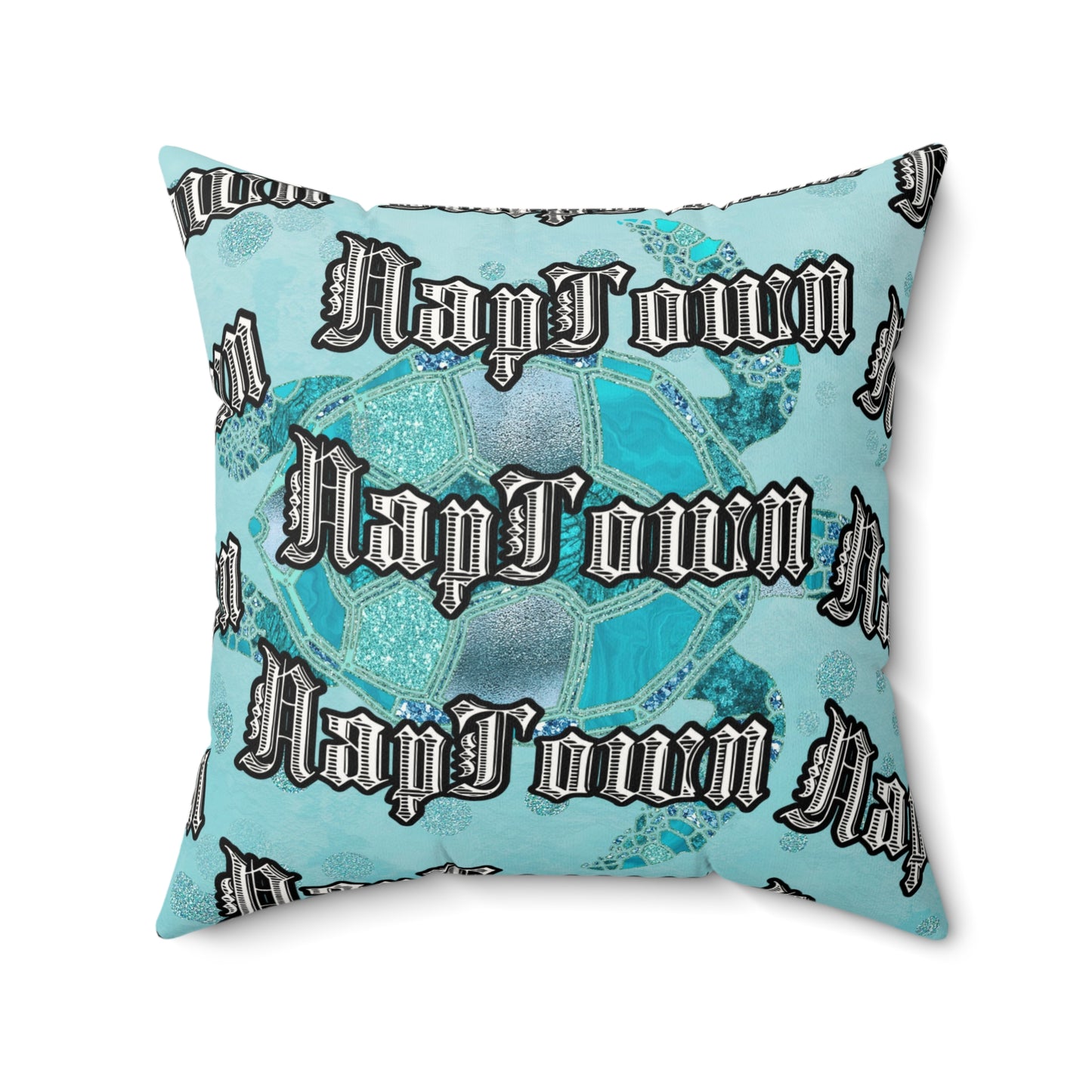 NAPTOWN "Emerge" Faux Suede Pillow