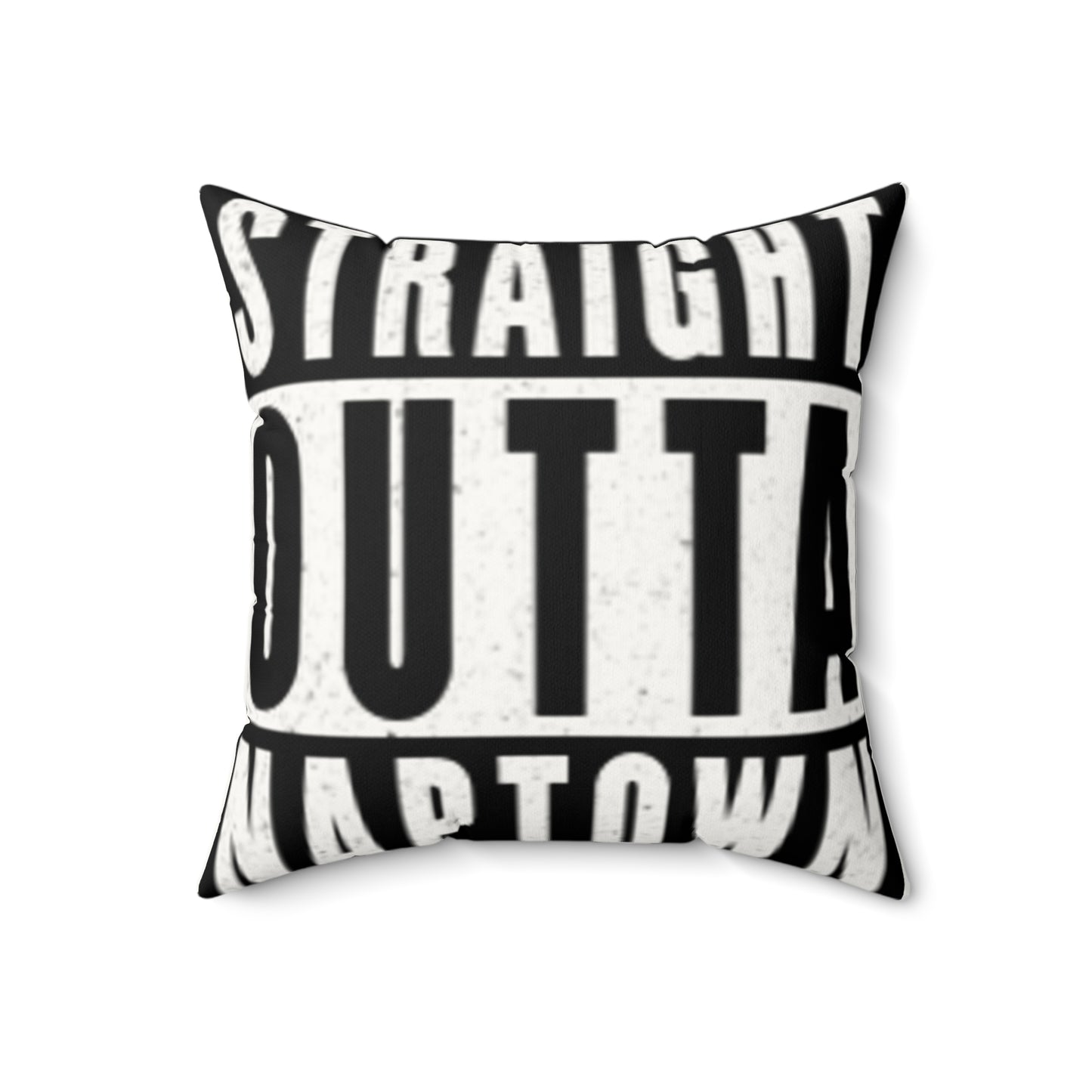 Straight Outta Naptown Faux Suede Pillow