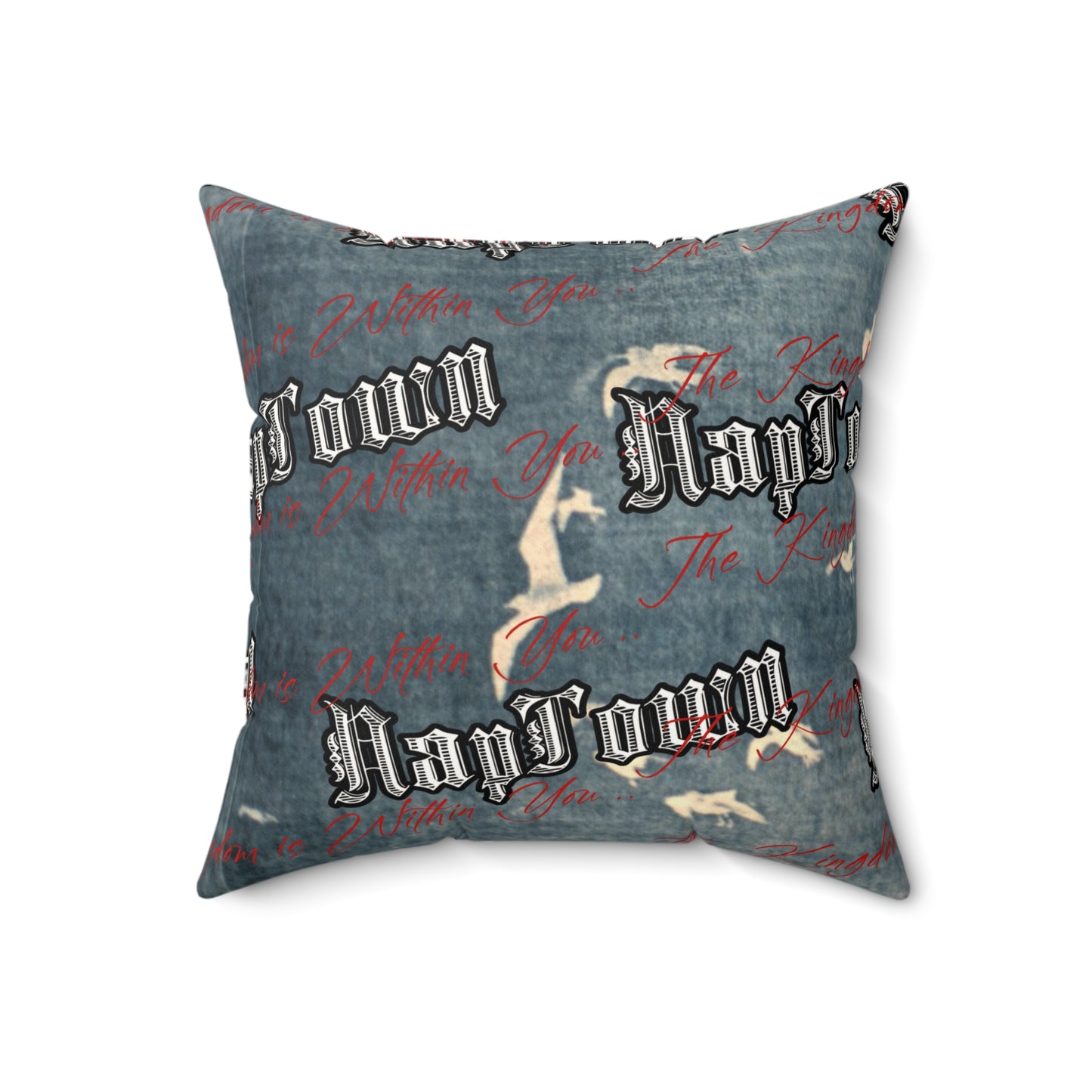 NAPTOWN “Freedom” Faux Suede Pillow