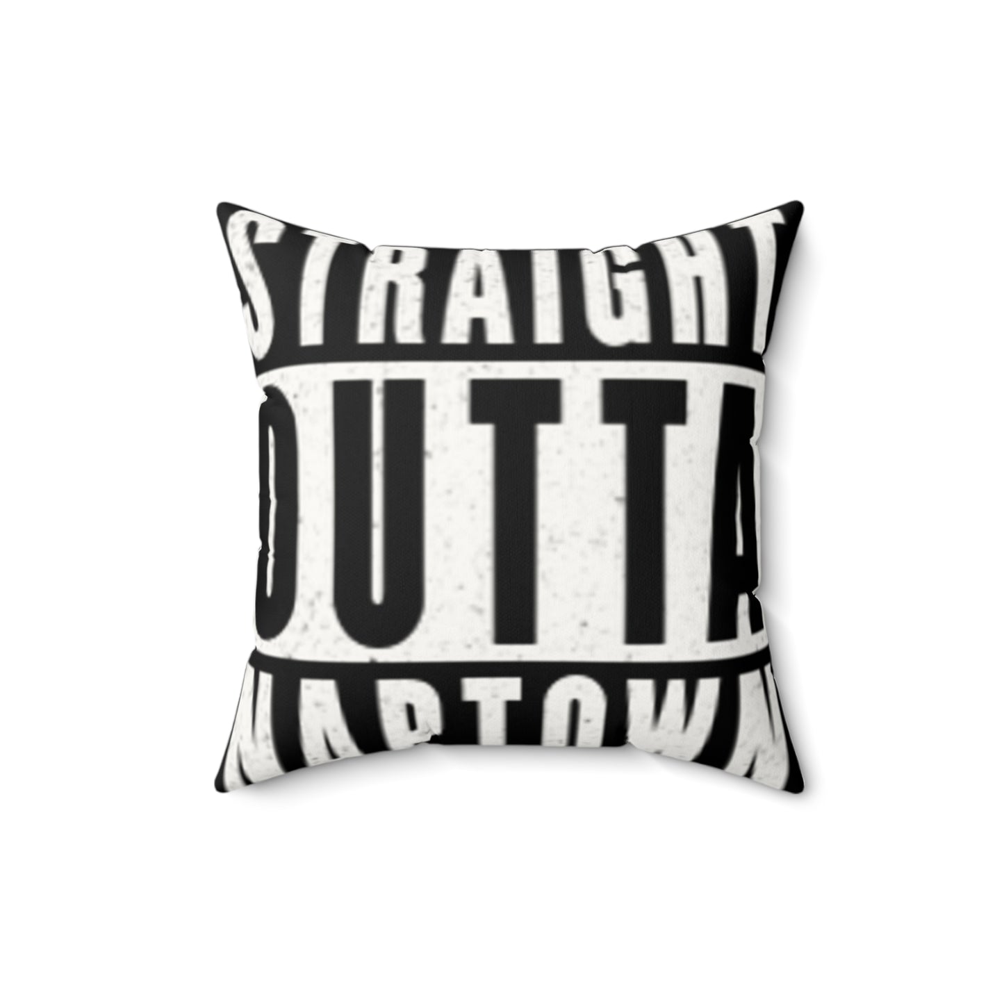 Straight Outta Naptown Faux Suede Pillow