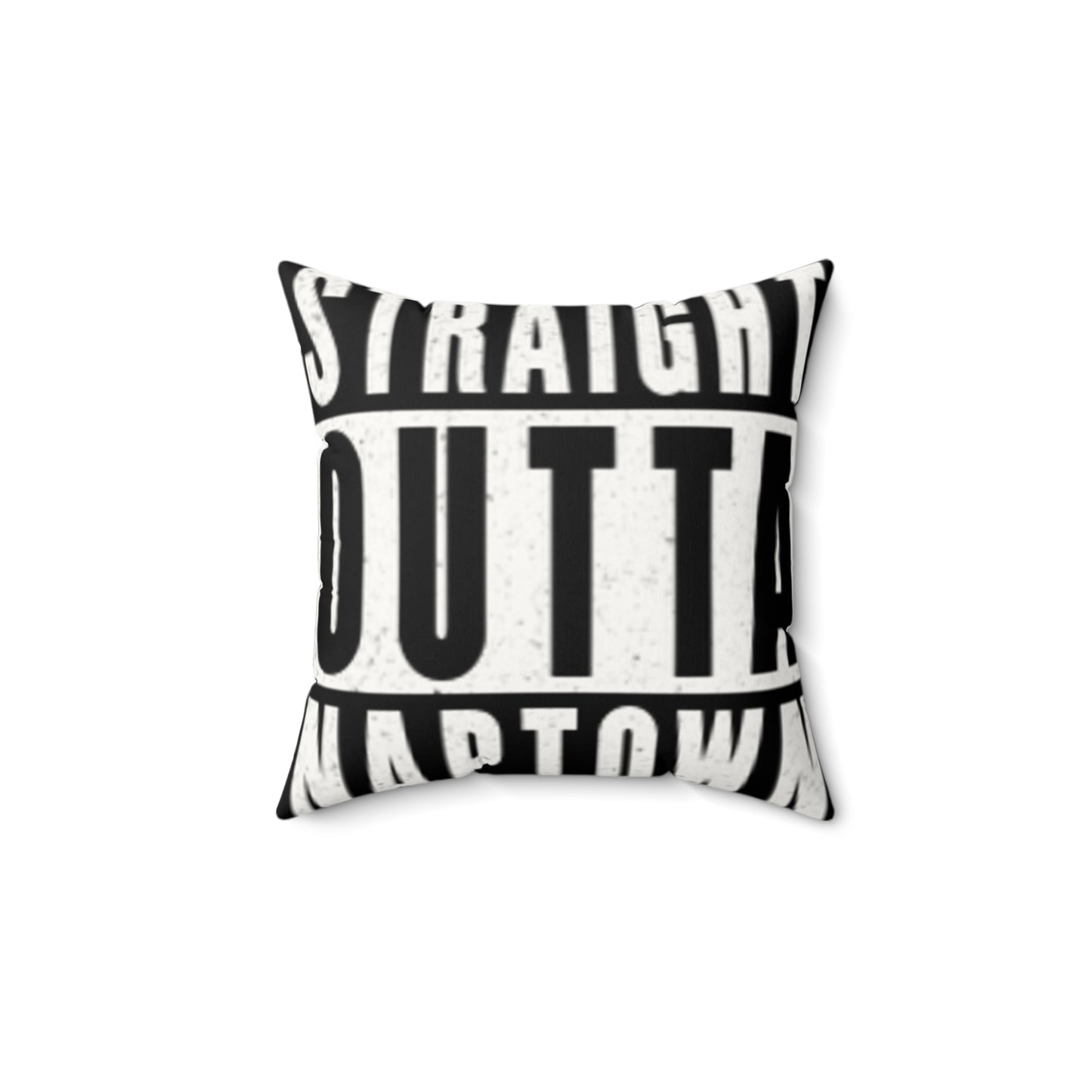 Straight Outta Naptown Faux Suede Pillow