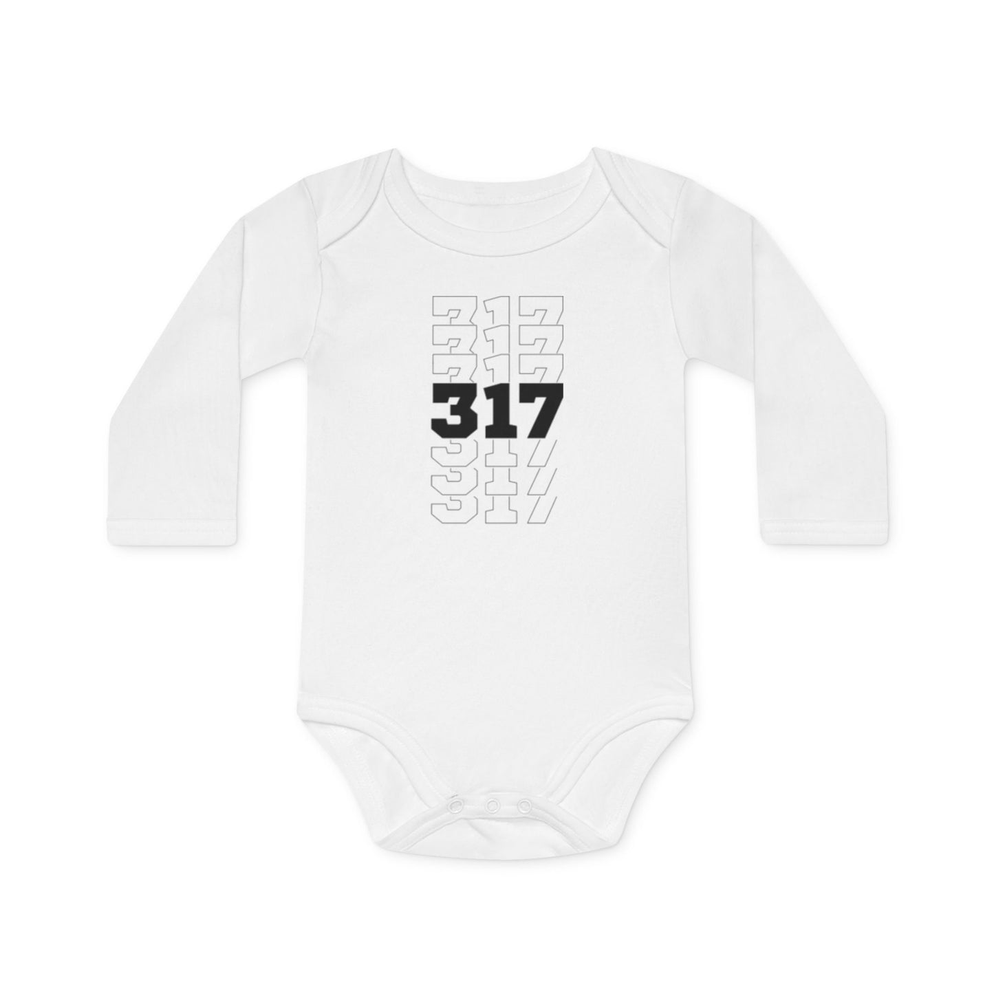 Straight Outta Naptown Baby Onesie