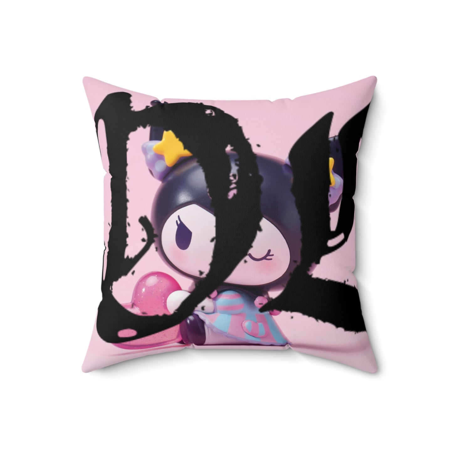 KNOCK OFF “CUTE but DEADLY” Faux Suede Pillow