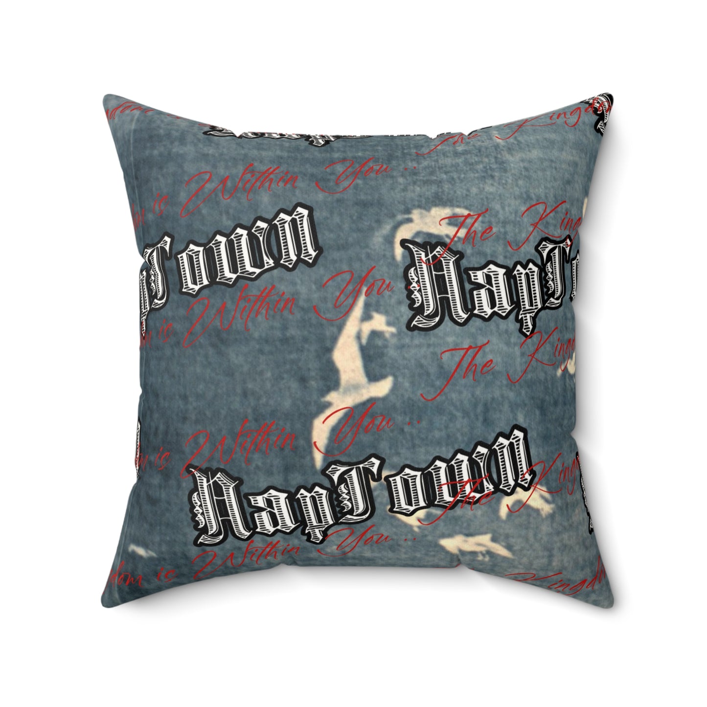 NAPTOWN “Freedom” Faux Suede Pillow