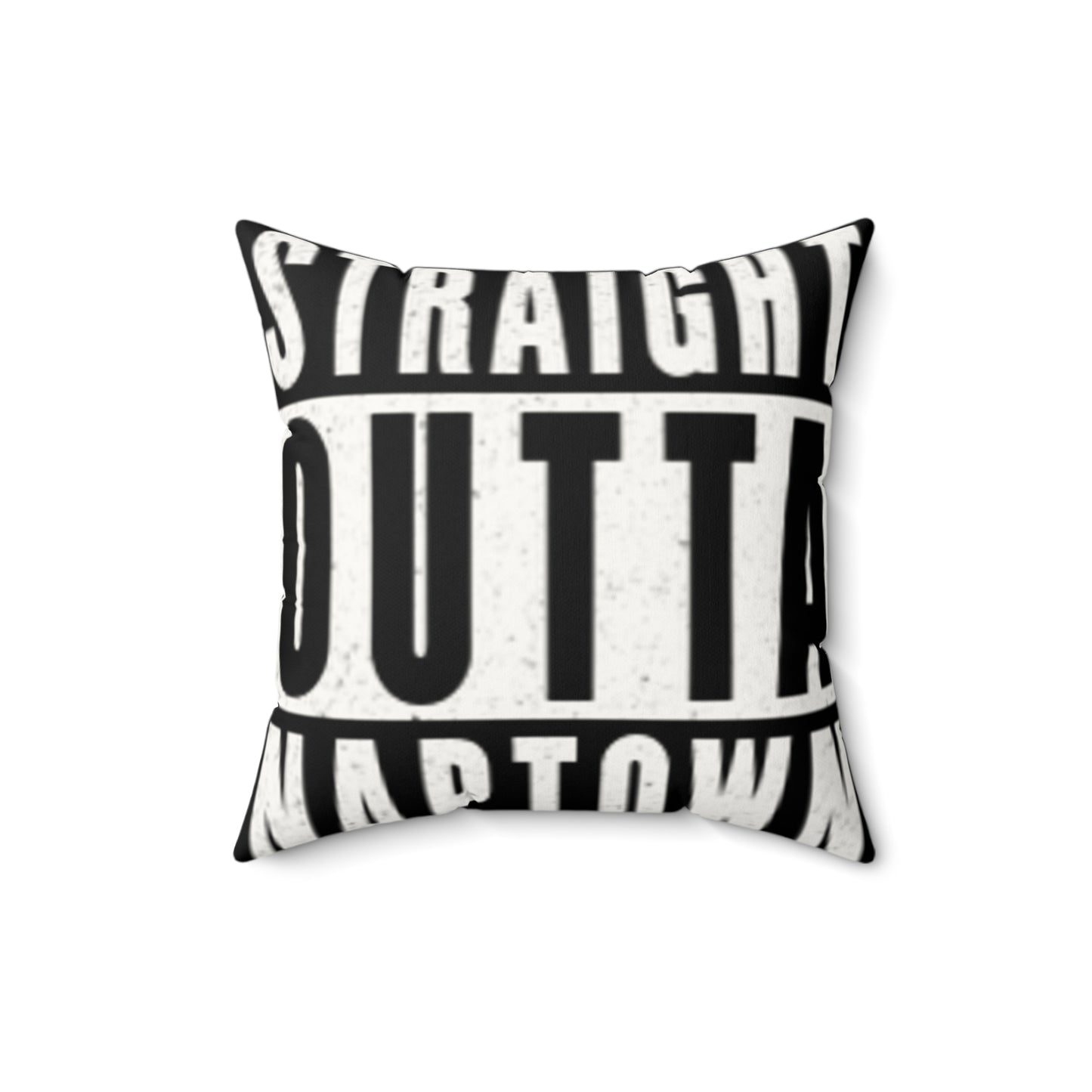 Straight Outta Naptown Faux Suede Pillow