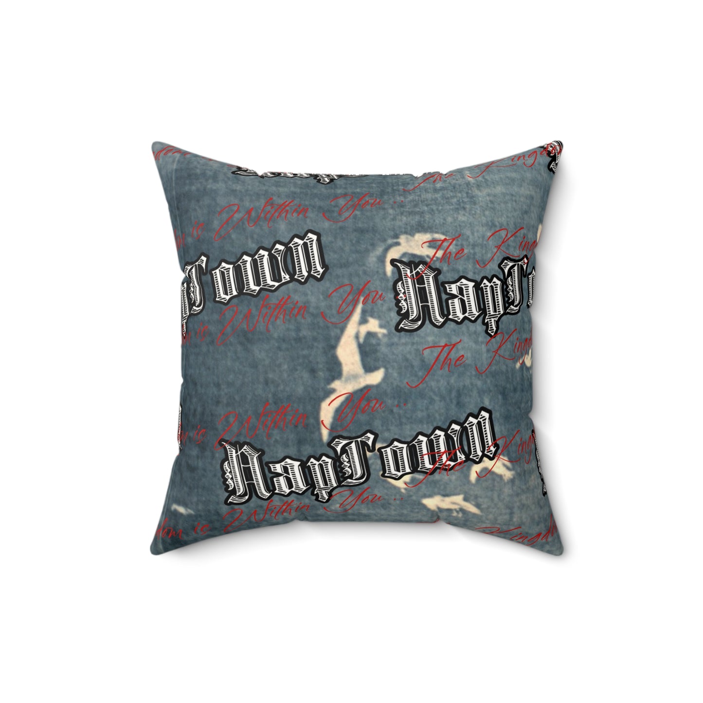 NAPTOWN “Freedom” Faux Suede Pillow