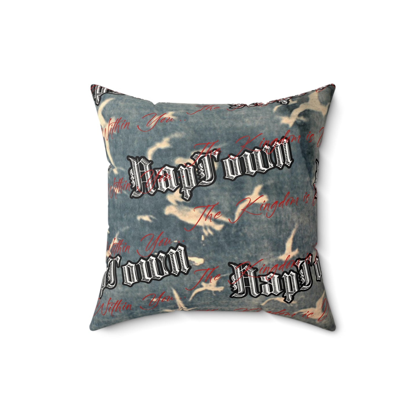 NAPTOWN “Freedom” Faux Suede Pillow