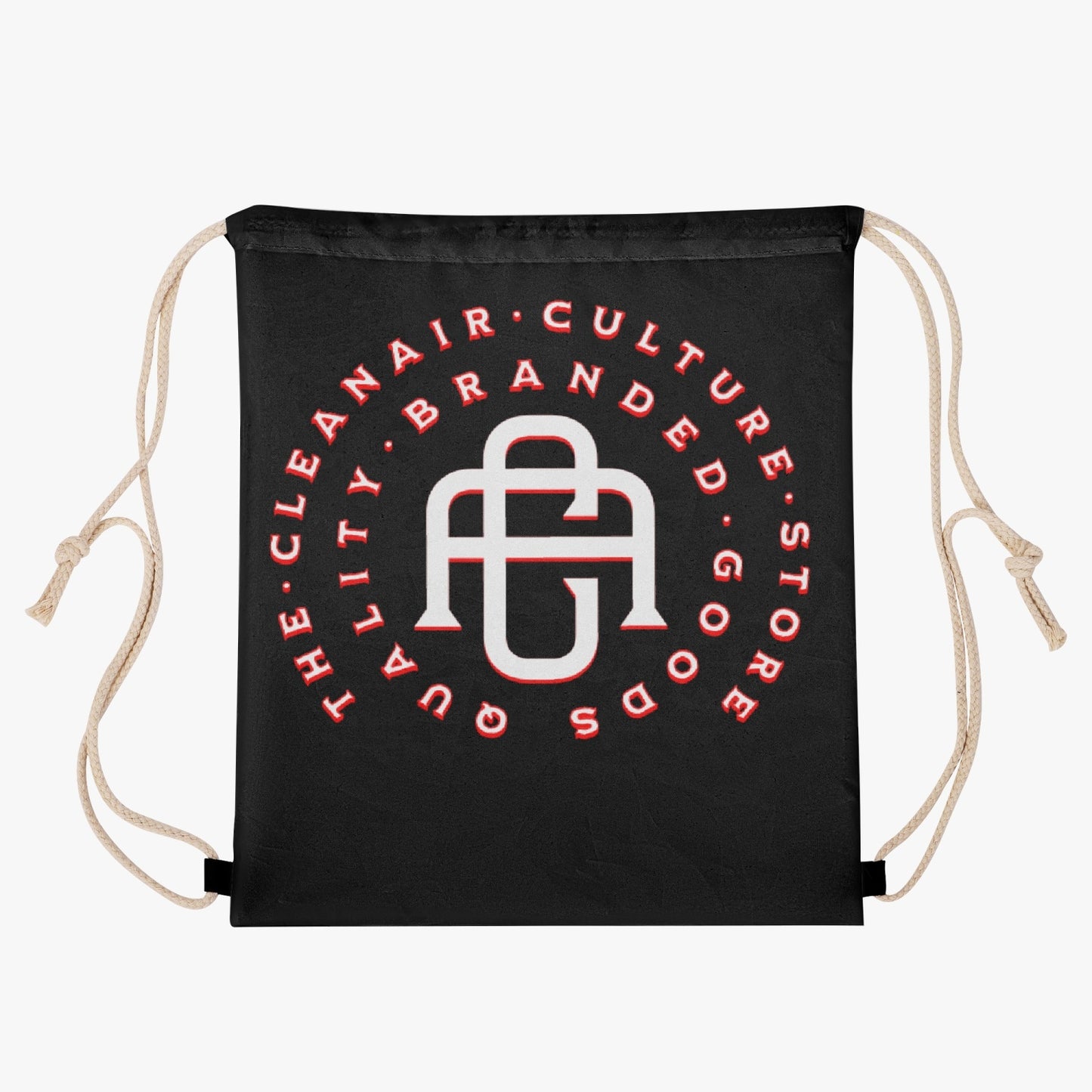CLEAN AIR CULTURE Drawstring Backpack