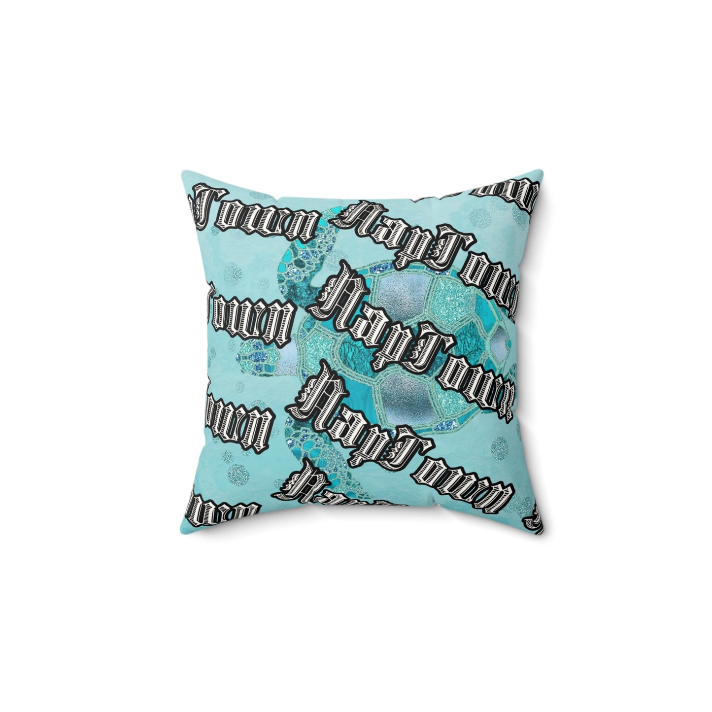 NAPTOWN "Emerge" Faux Suede  Pillow
