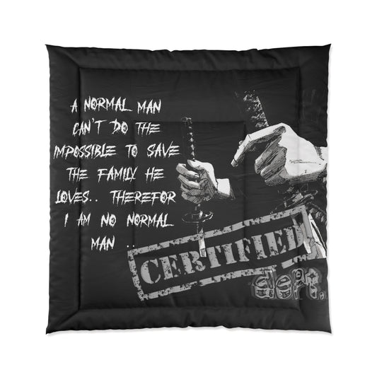 Certified Dept. "Therefore"
Comforter