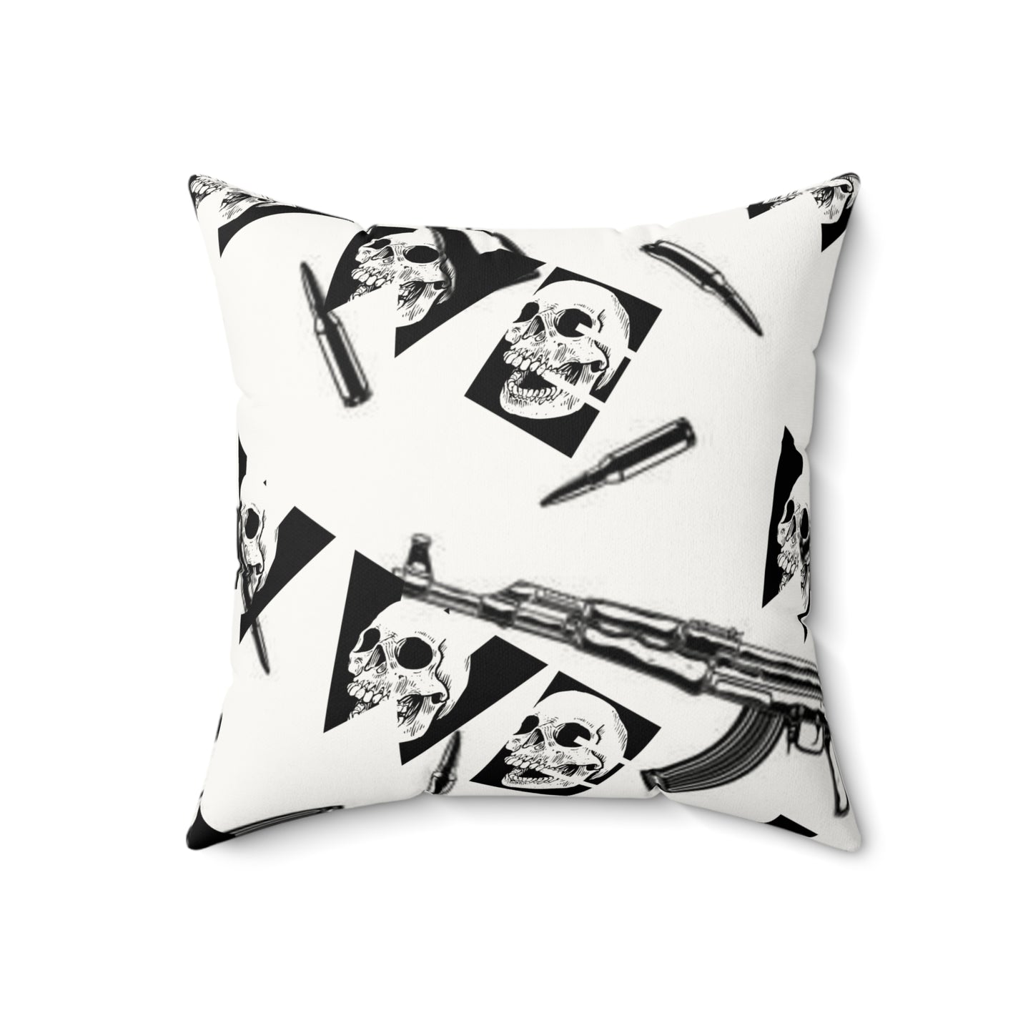 War With Everybody "Loaded With Truth” Faux Suede Pillow