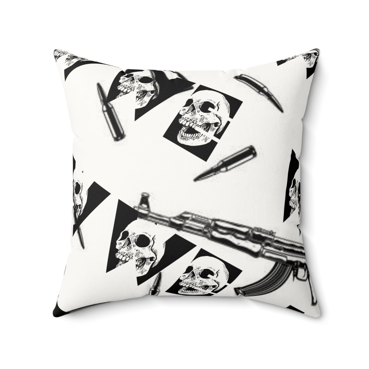 War With Everybody "Loaded With Truth” Faux Suede Pillow