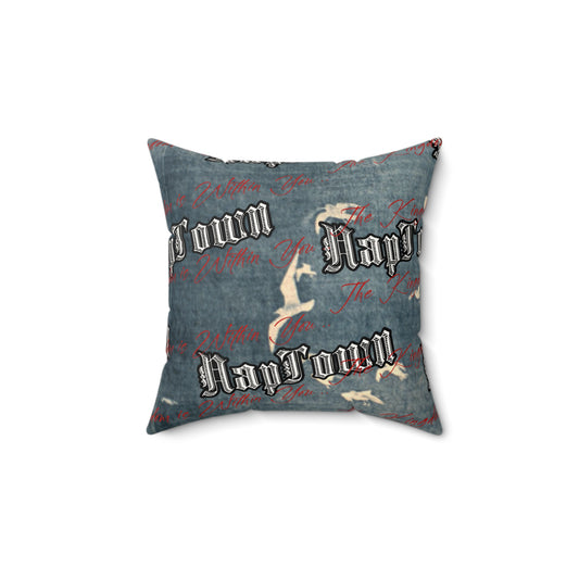 NAPTOWN “Freedom” Faux Suede Pillow