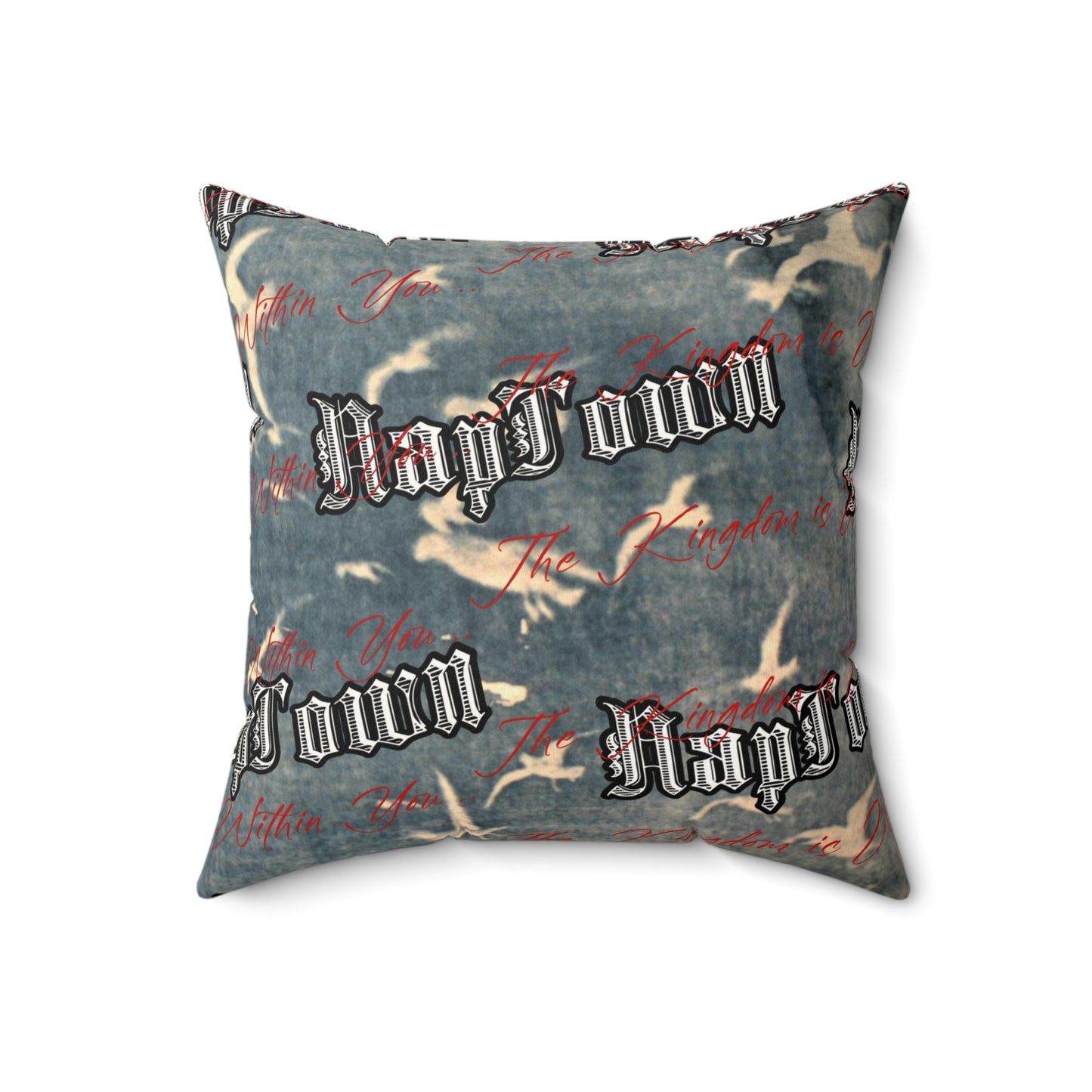 NAPTOWN “Freedom” Faux Suede Pillow