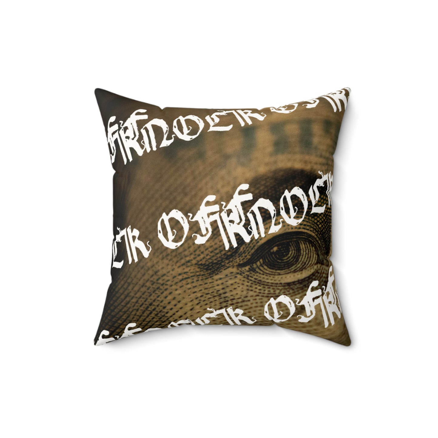 KNOCK OFF “Benji” Faux Suede Pillow