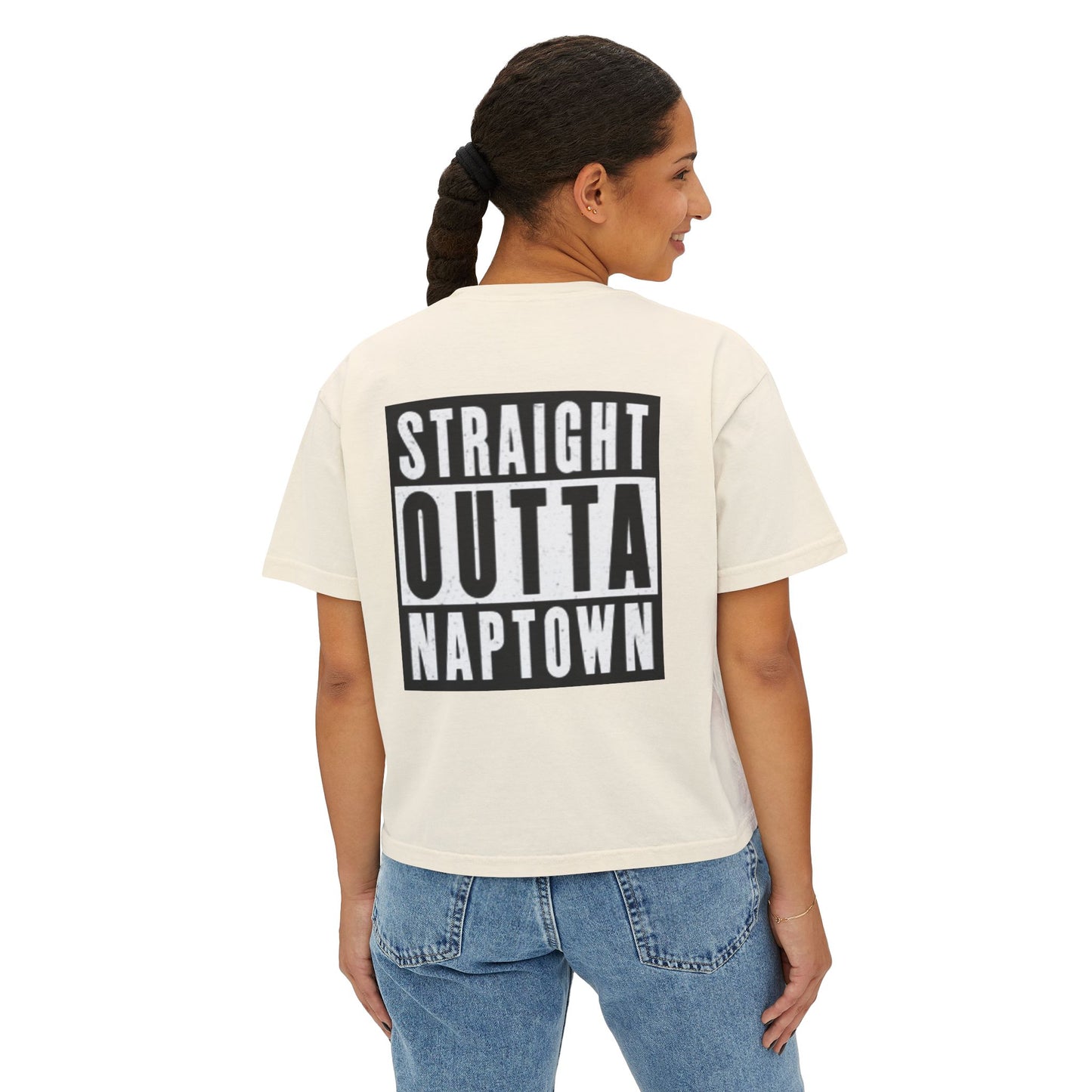 Straight Outta Naptown Women’s Box Tee