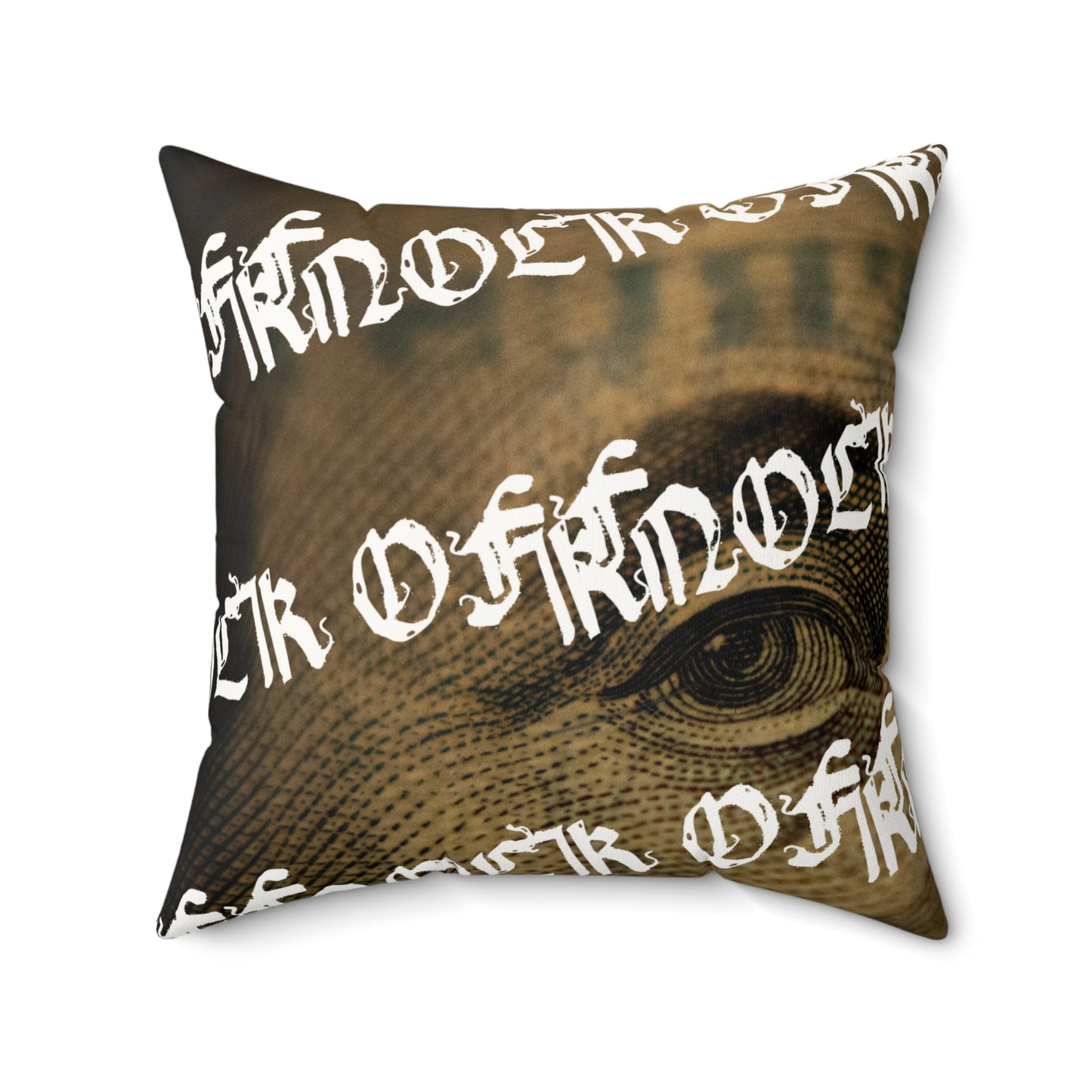 KNOCK OFF “Benji” Faux Suede Pillow