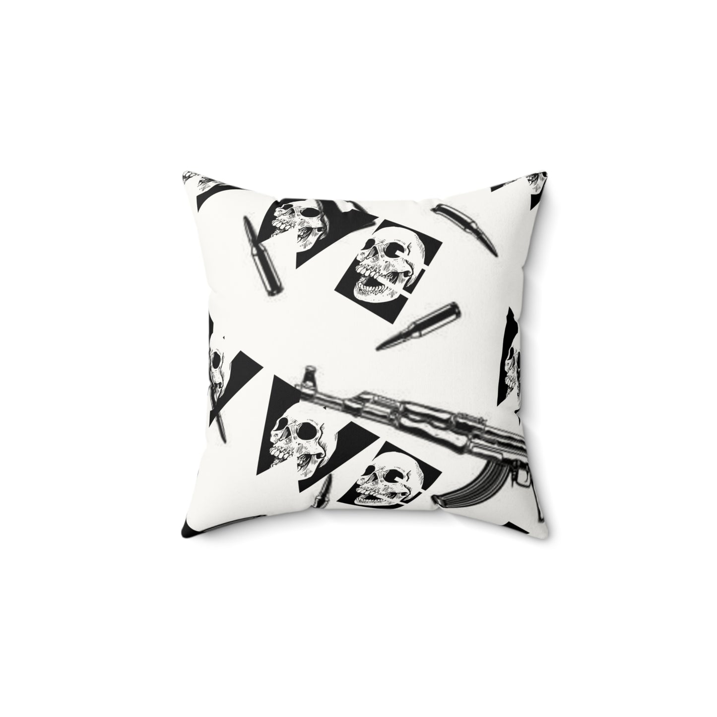 War With Everybody "Loaded With Truth” Faux Suede Pillow