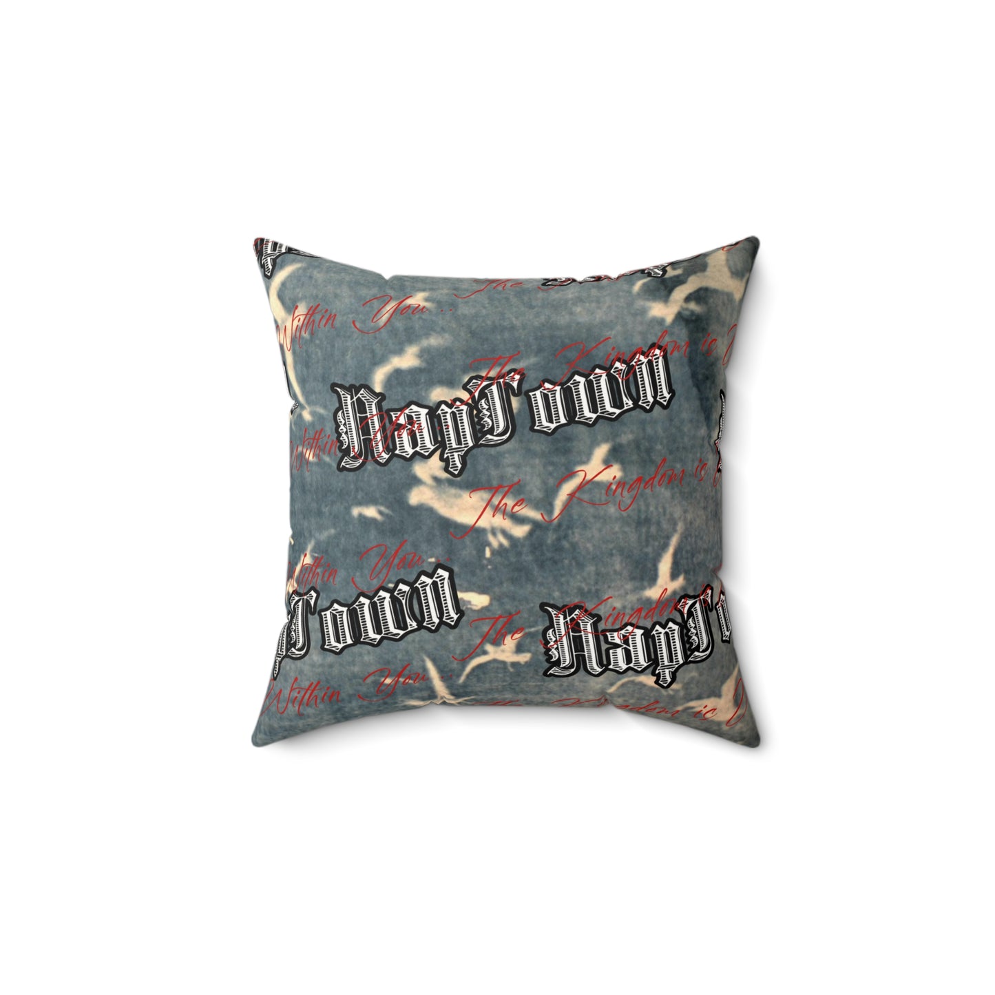 NAPTOWN “Freedom” Faux Suede Pillow