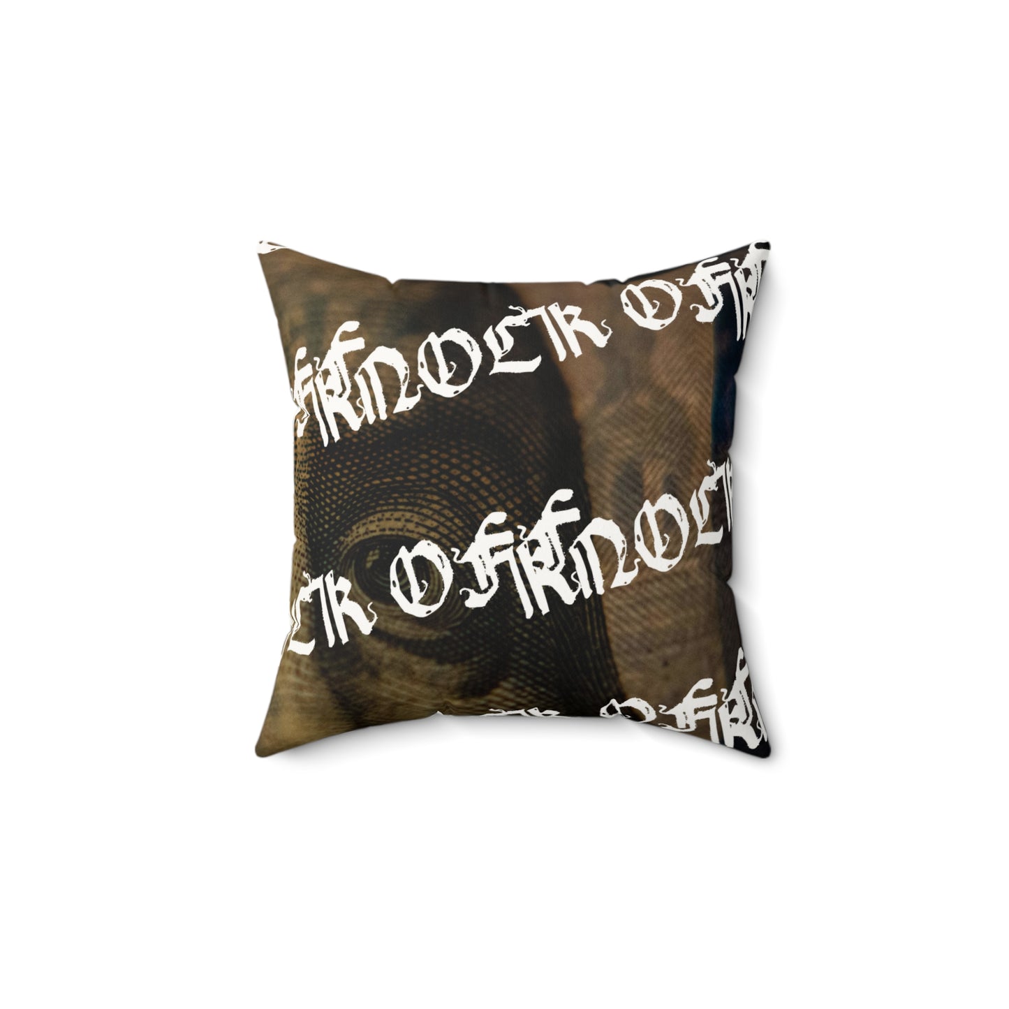 KNOCK OFF “Benji” Faux Suede Pillow