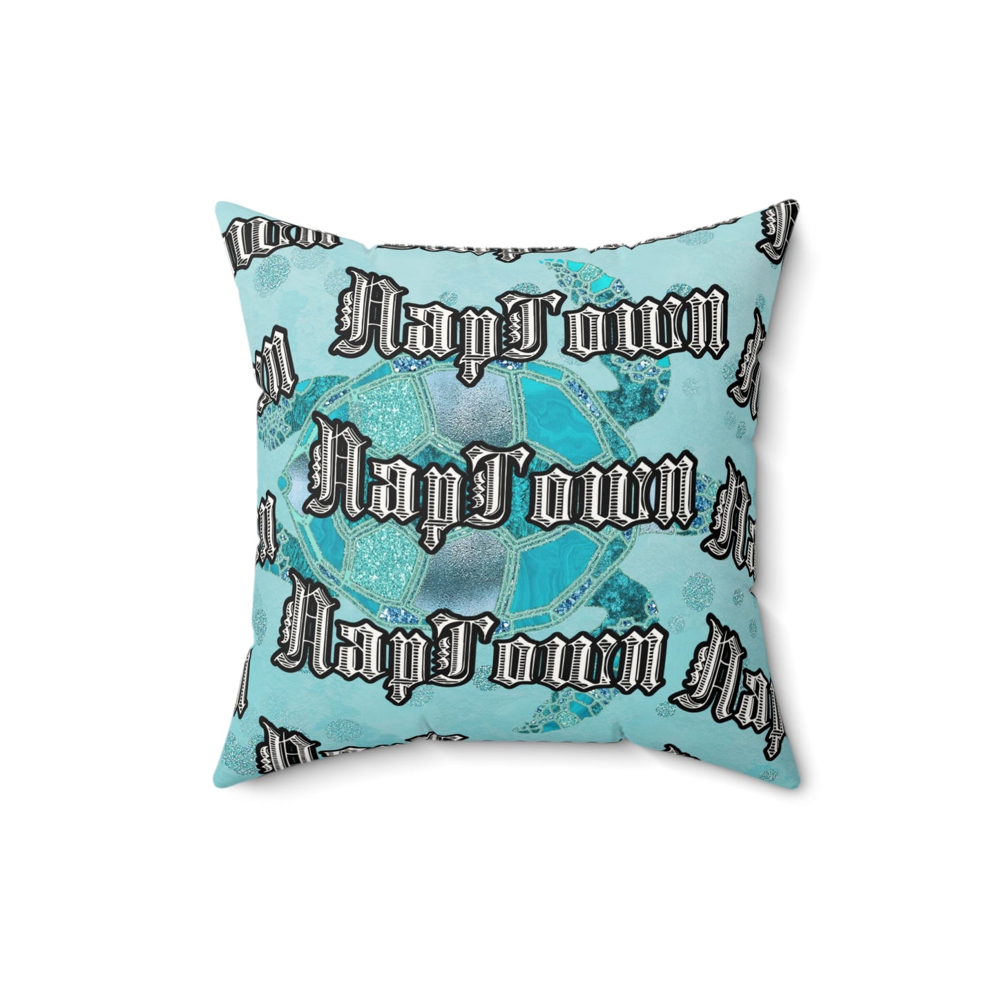 NAPTOWN "Emerge" Faux Suede  Pillow