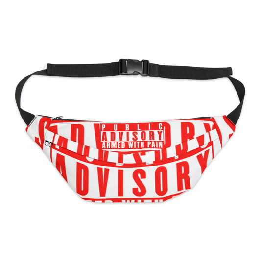 Armed With Pain “Public Advisory” Fanny Pack (Large)