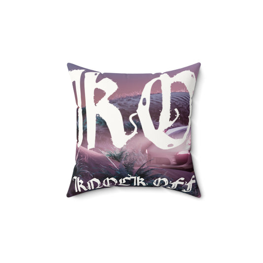 KNOCK OFF "Pink Persuasion" 
Faux Suede Pillow