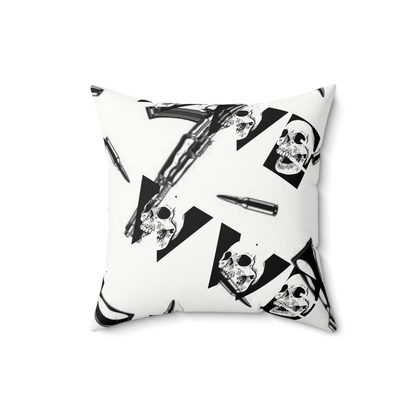 War With Everybody "Loaded With Truth” Faux Suede Pillow