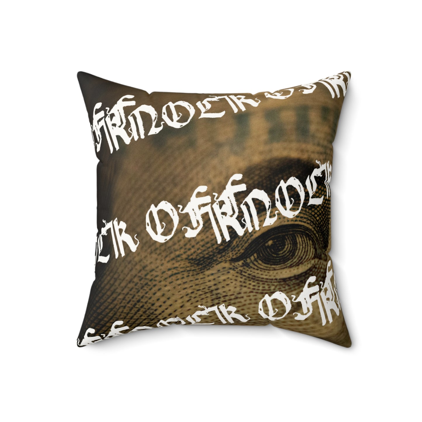 KNOCK OFF “Benji” Faux Suede Pillow