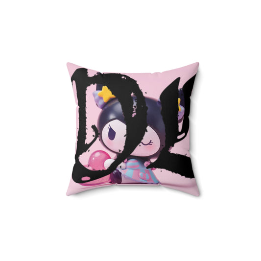 KNOCK OFF “CUTE but DEADLY” Faux Suede Pillow