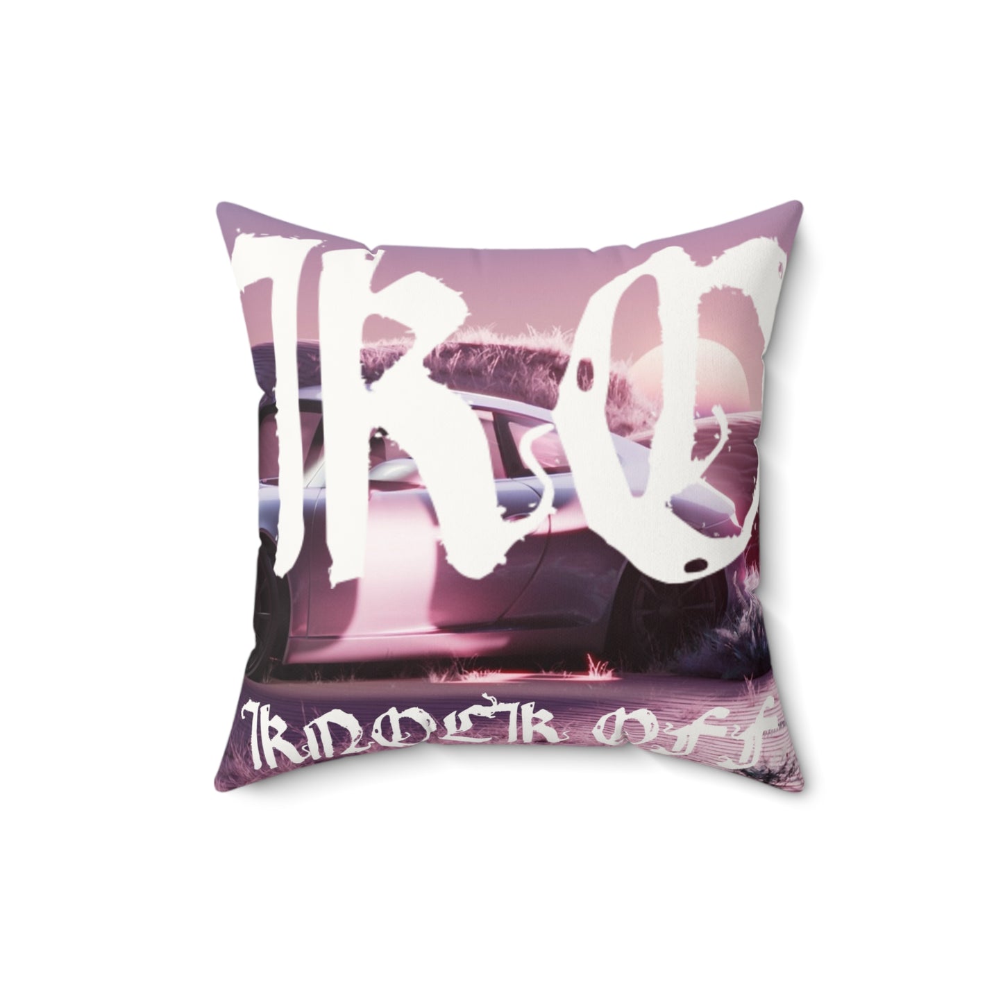 KNOCK OFF "Pink Persuasion" 
Faux Suede Pillow