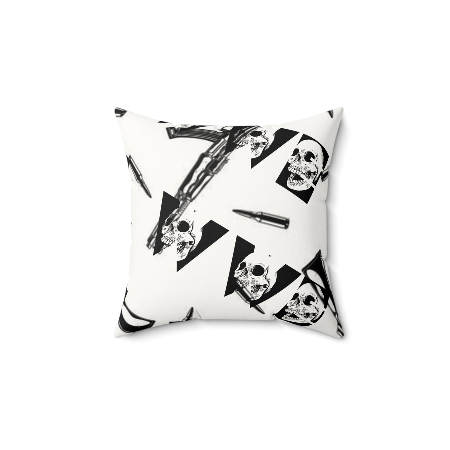 War With Everybody "Loaded With Truth” Faux Suede Pillow