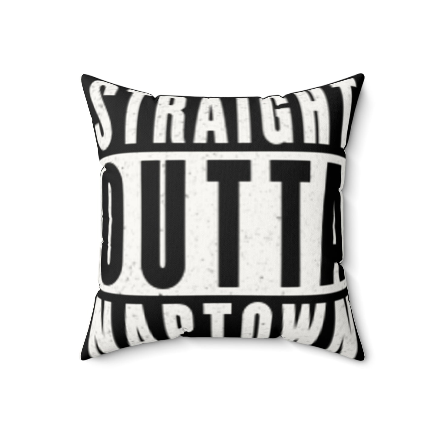 Straight Outta Naptown Faux Suede Pillow