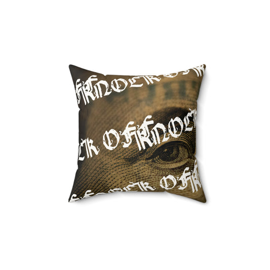 KNOCK OFF “Benji” Faux Suede Pillow