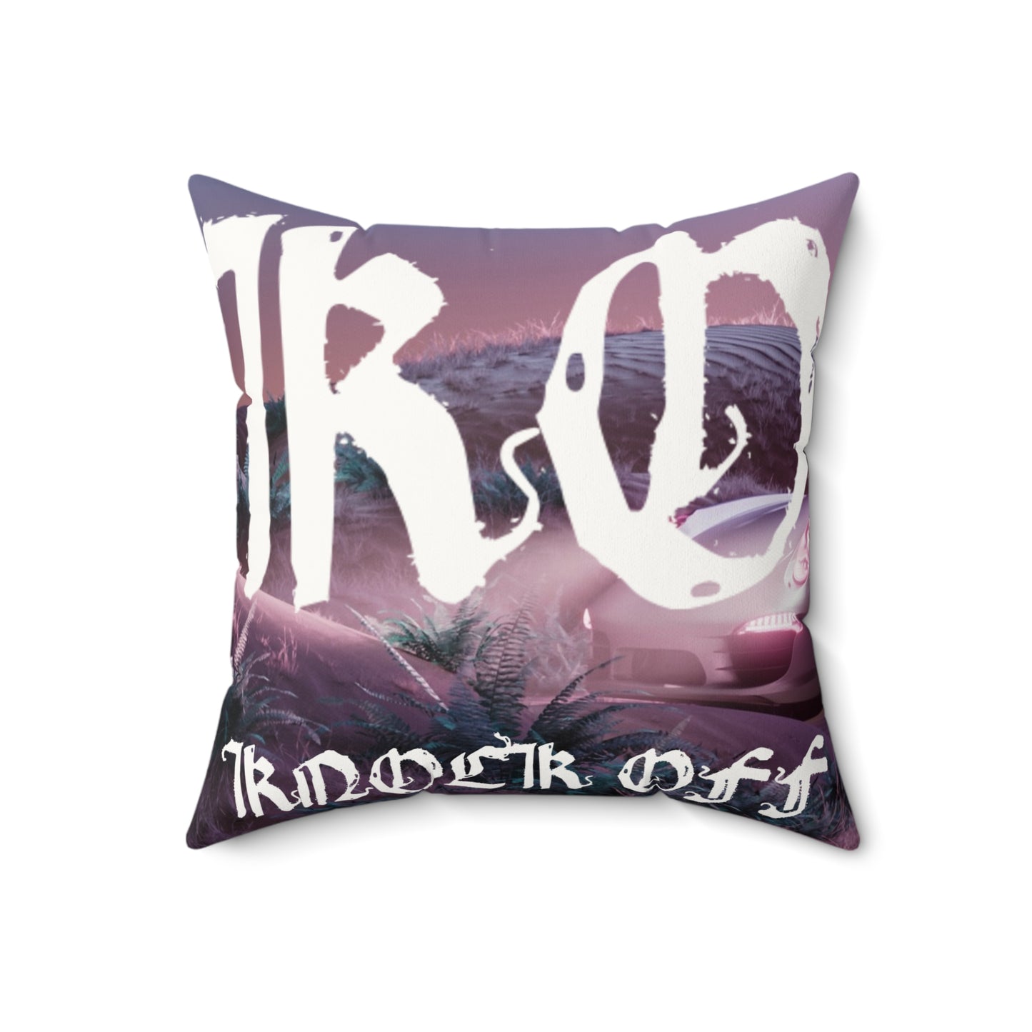 KNOCK OFF "Pink Persuasion" 
Faux Suede Pillow