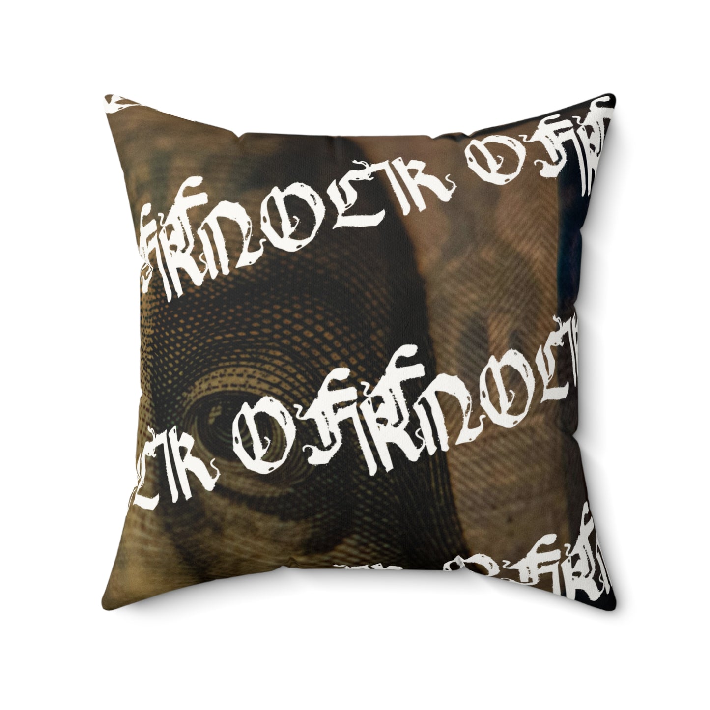 KNOCK OFF “Benji” Faux Suede Pillow