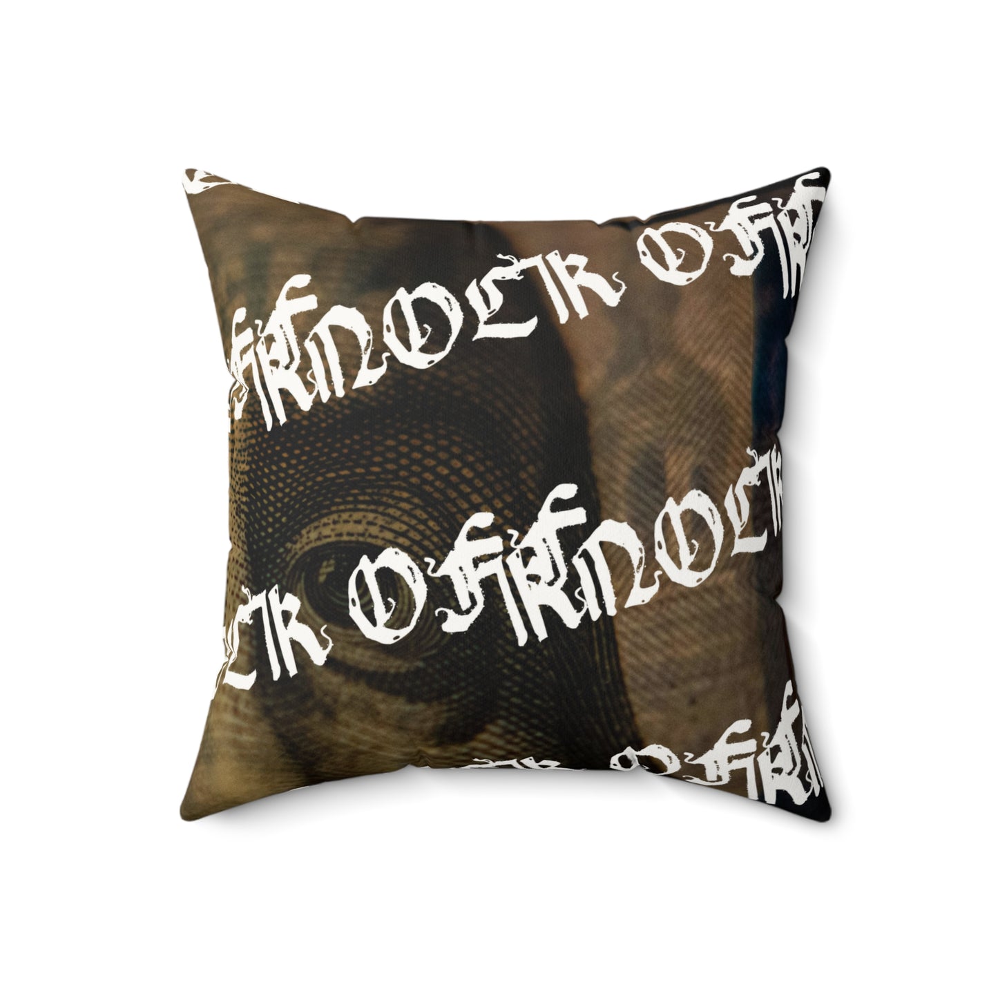 KNOCK OFF “Benji” Faux Suede Pillow