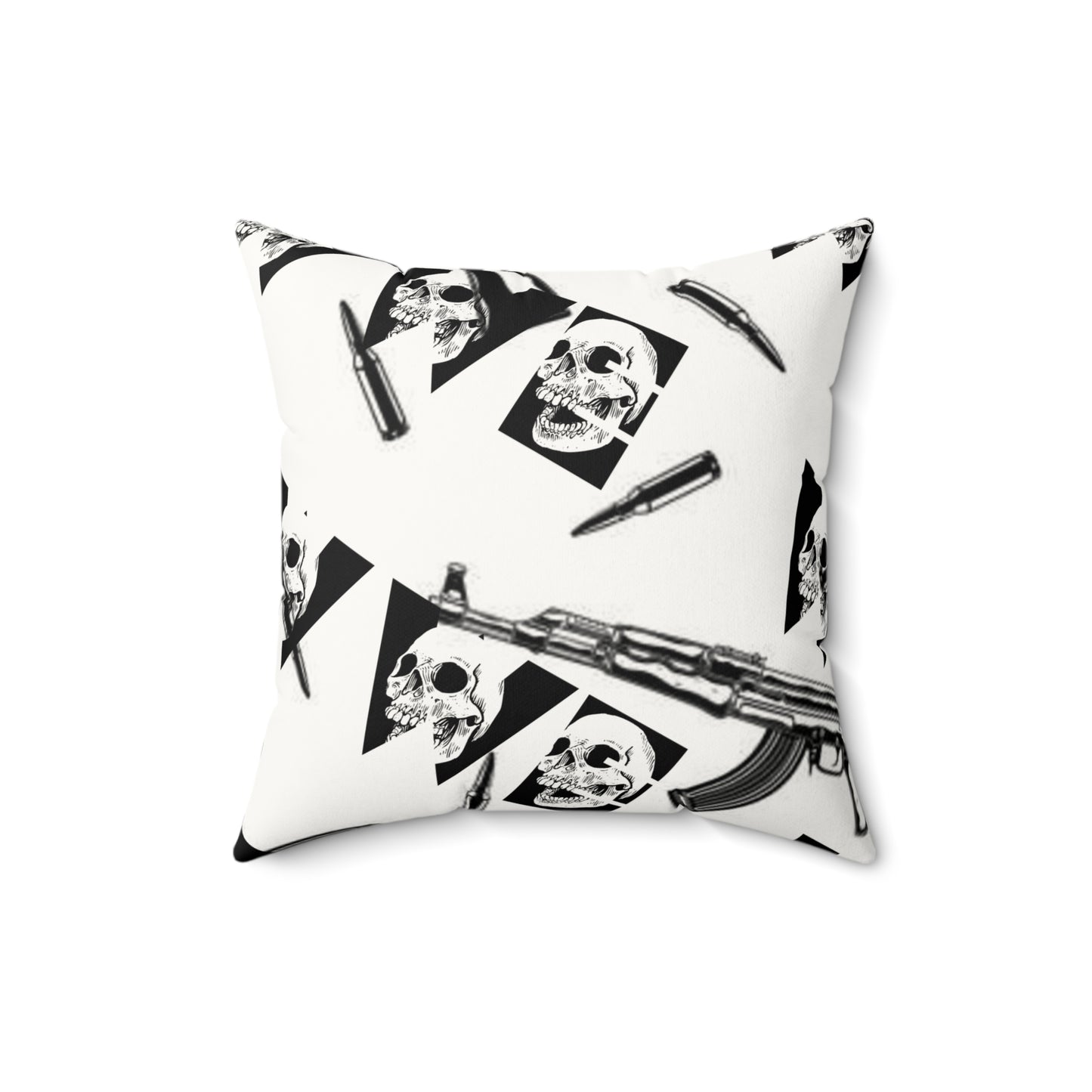War With Everybody "Loaded With Truth” Faux Suede Pillow