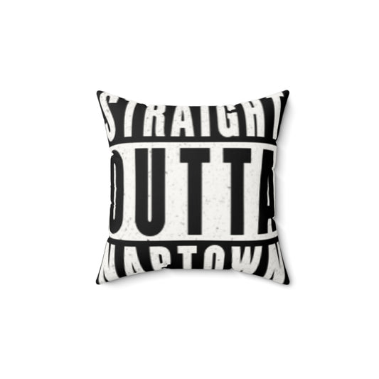 Straight Outta Naptown Faux Suede Pillow