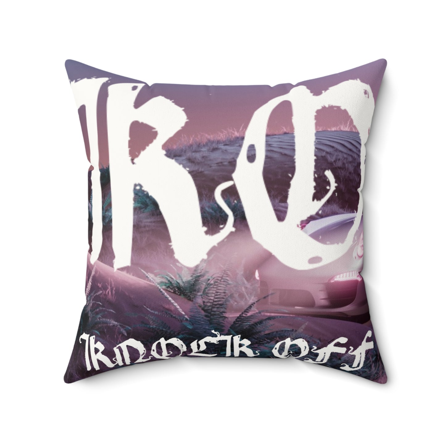 KNOCK OFF "Pink Persuasion" 
Faux Suede Pillow