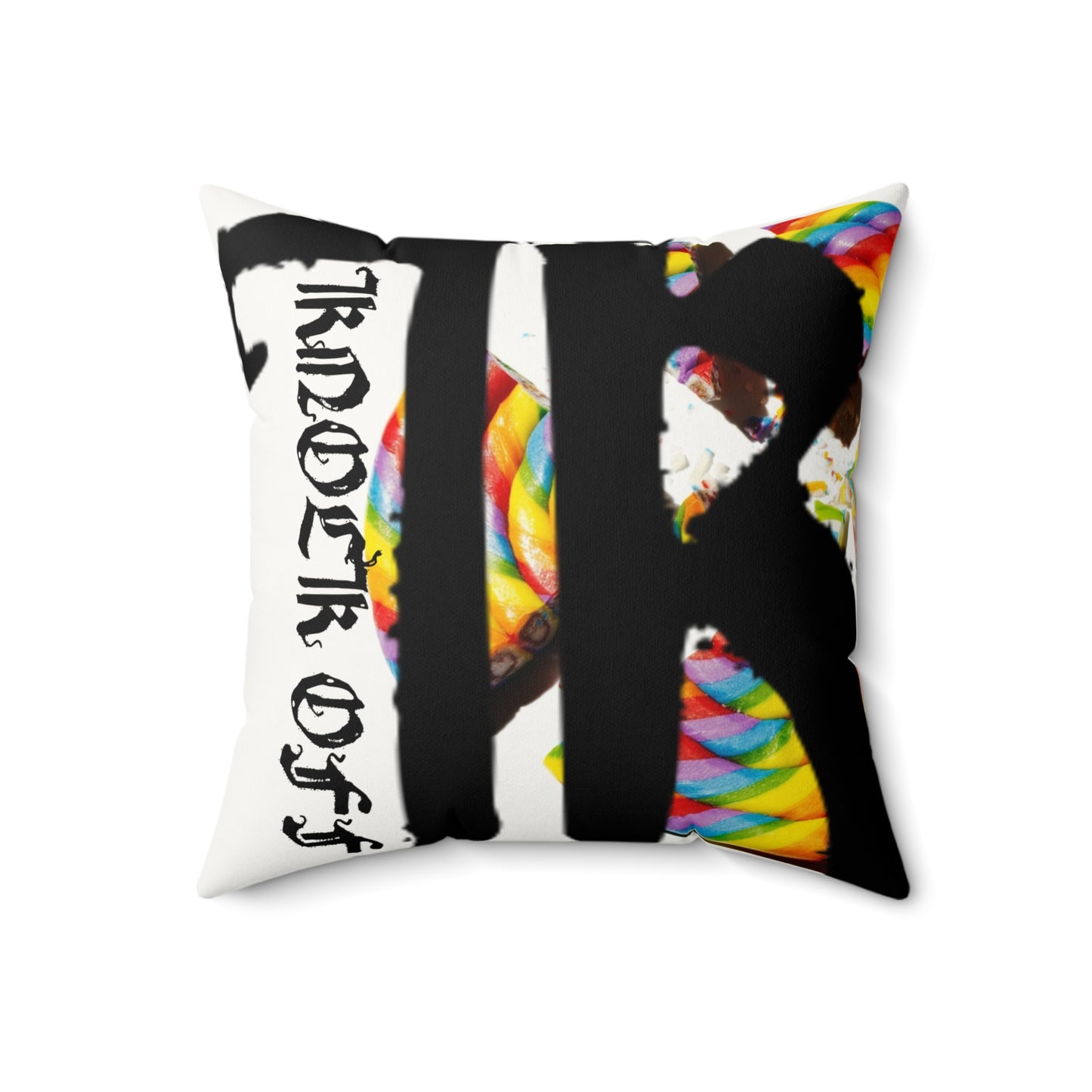 KNOCK OFF “The Last Lick” Faux Suede Pillow