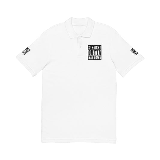 Straight Outta Naptown Pique Polo Shirt (Embroidery)