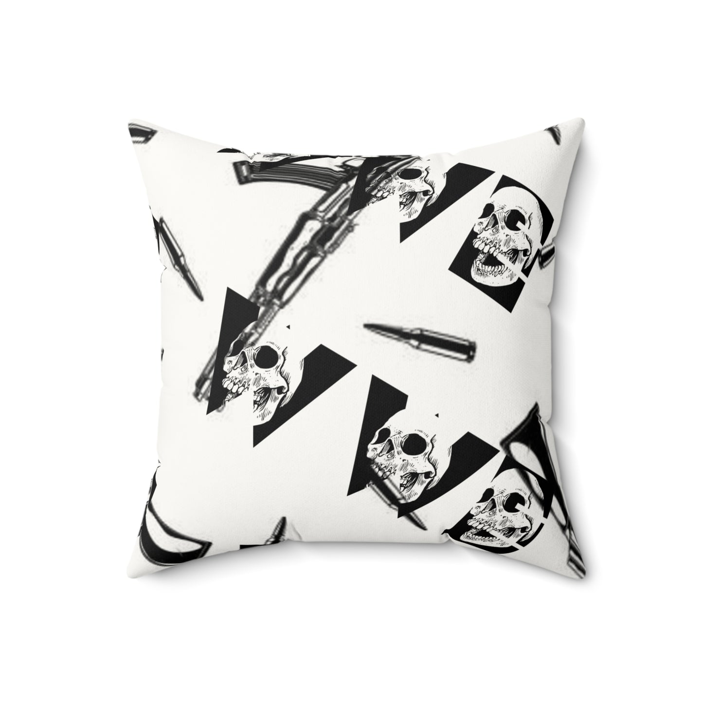 War With Everybody "Loaded With Truth” Faux Suede Pillow