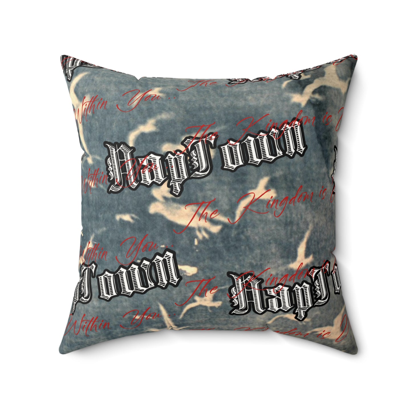 NAPTOWN “Freedom” Faux Suede Pillow