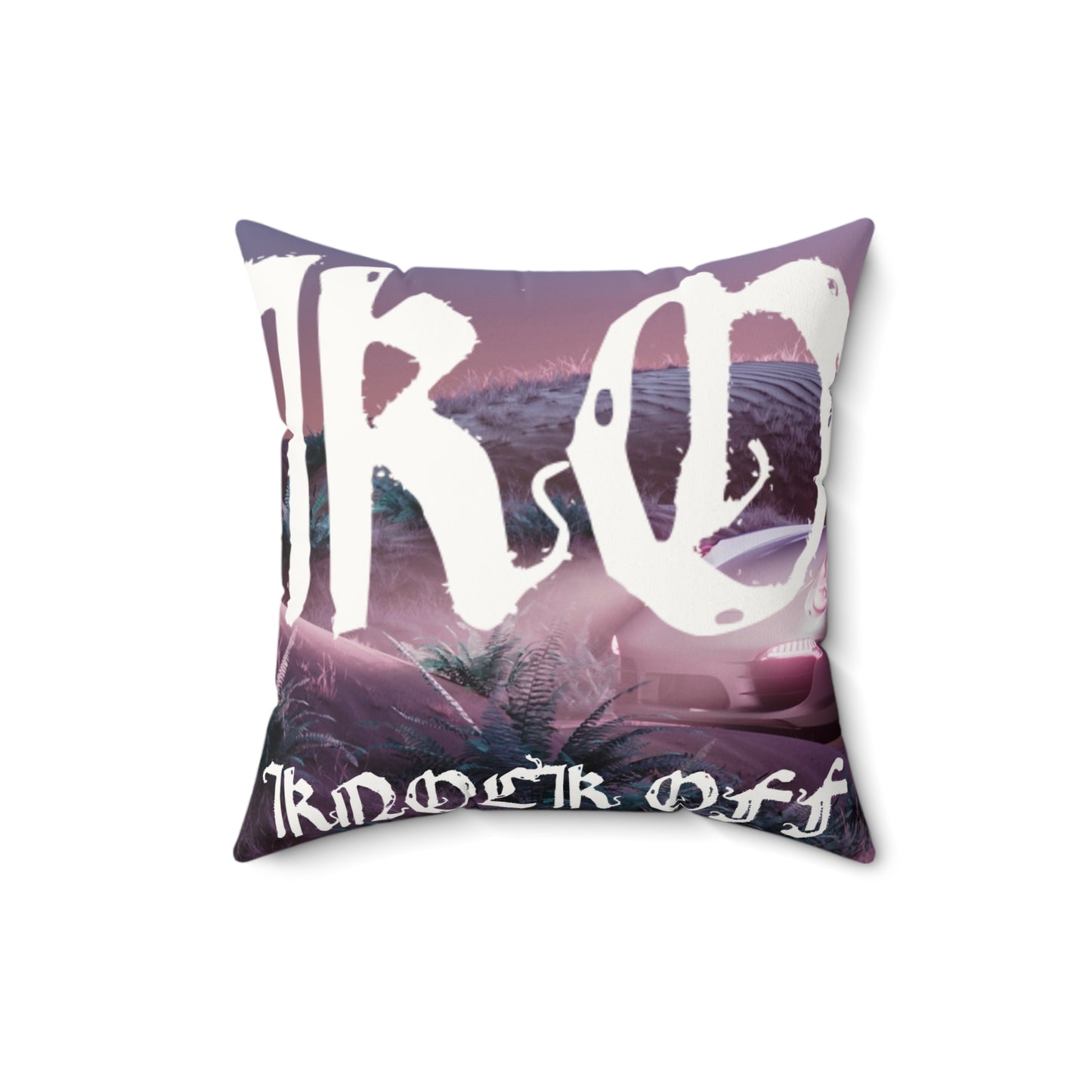 KNOCK OFF "Pink Persuasion" 
Faux Suede Pillow