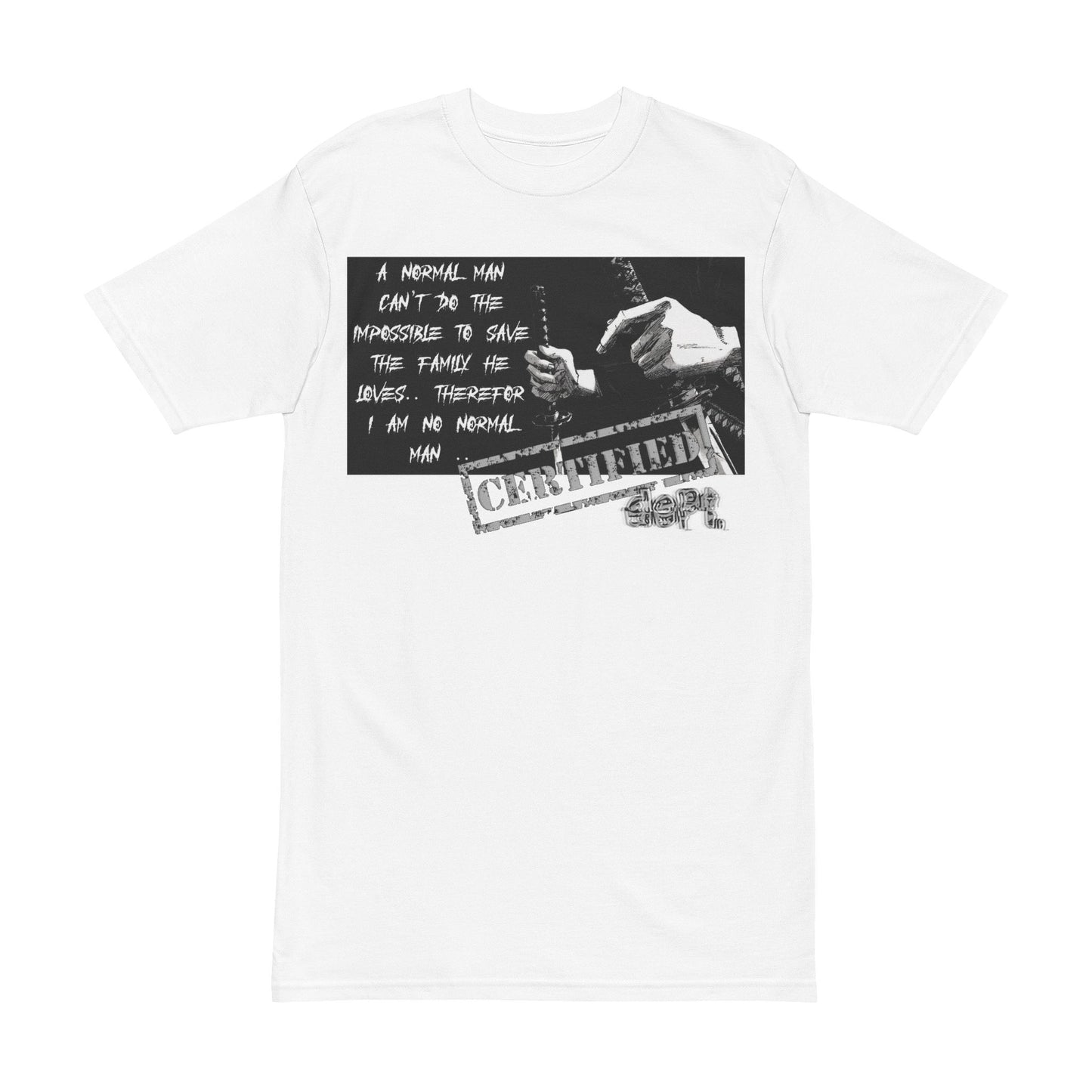 Certified Dept. "Therefore"
T-Shirt